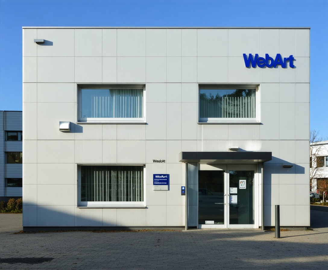 Haupteingang unseres modernen Studiogebäudes in München