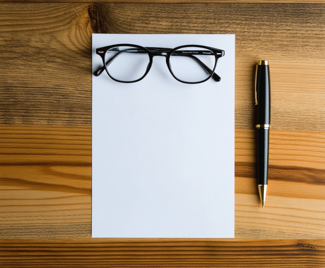 Dokumente und Schreibgeräte auf einem Holztisch, symbolisch für rechtliche Angelegenheiten